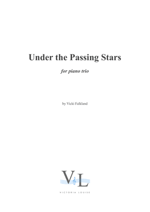 Book cover for Under the Passing Stars for piano trio