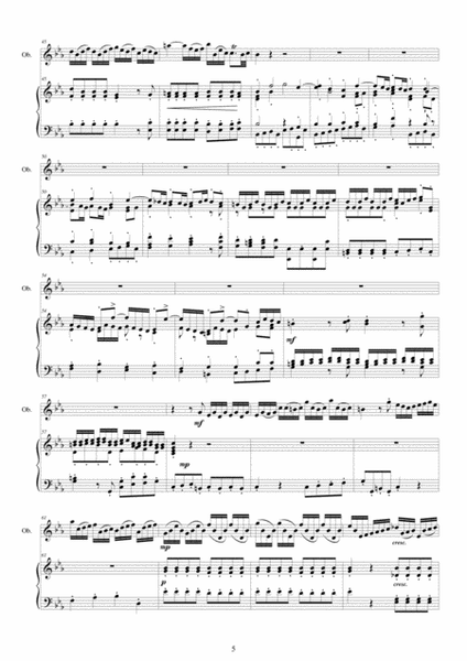 Sammartini - Concerto in E flat major CSSgb4 for Oboe and Piano image number null