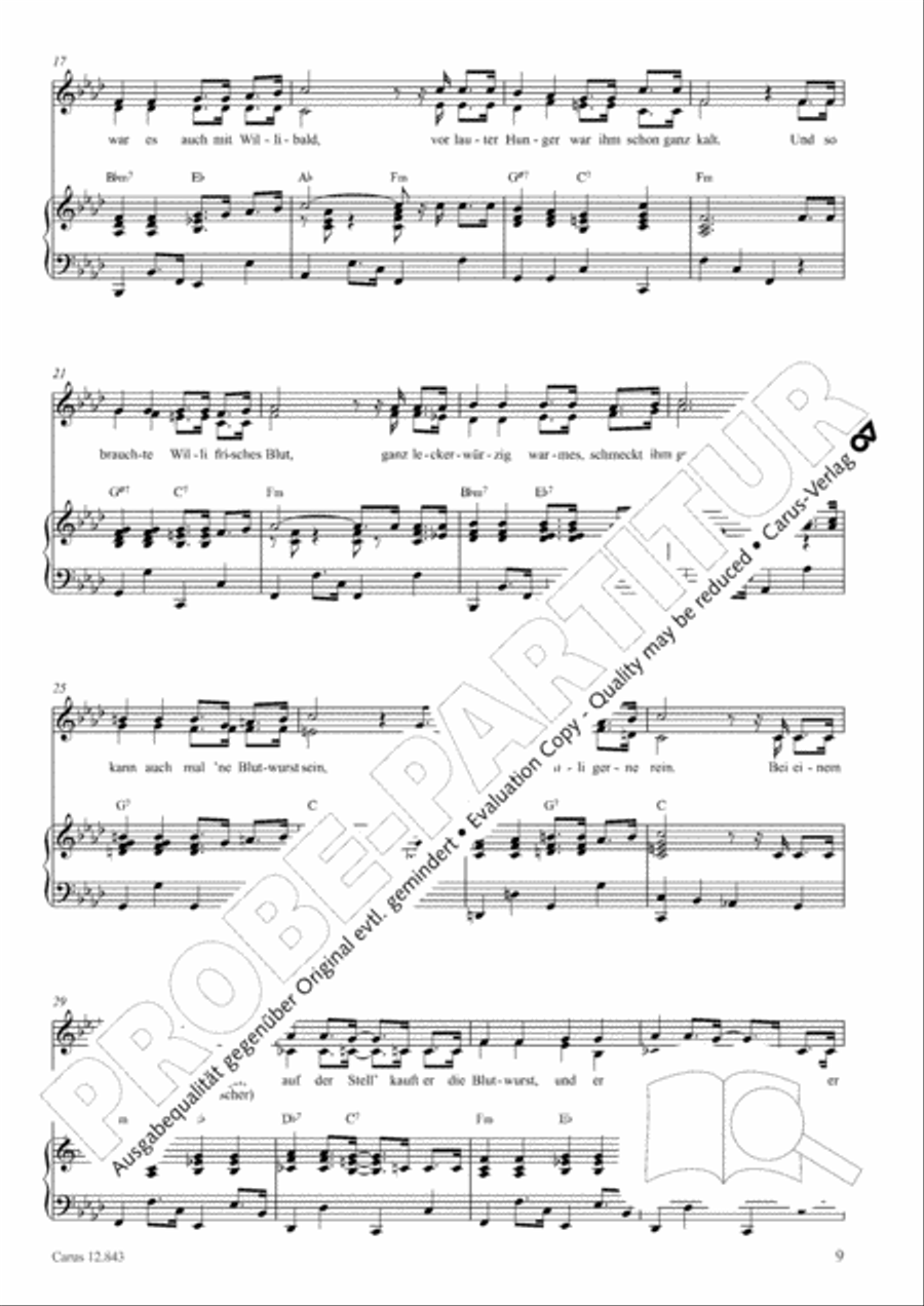 Gruselsongs, Band 1 Gruselsongs, Band 1 Score scores gallery preview page 10