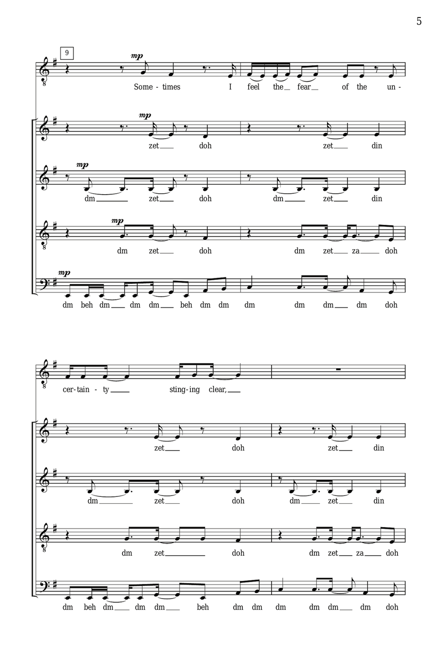 Drive Drive 4-Part scores gallery preview page 3