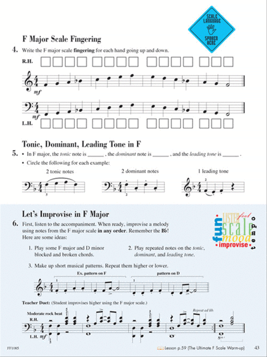 Level 2B – Theory Book – 2nd Edition Piano Method scores gallery preview page 6