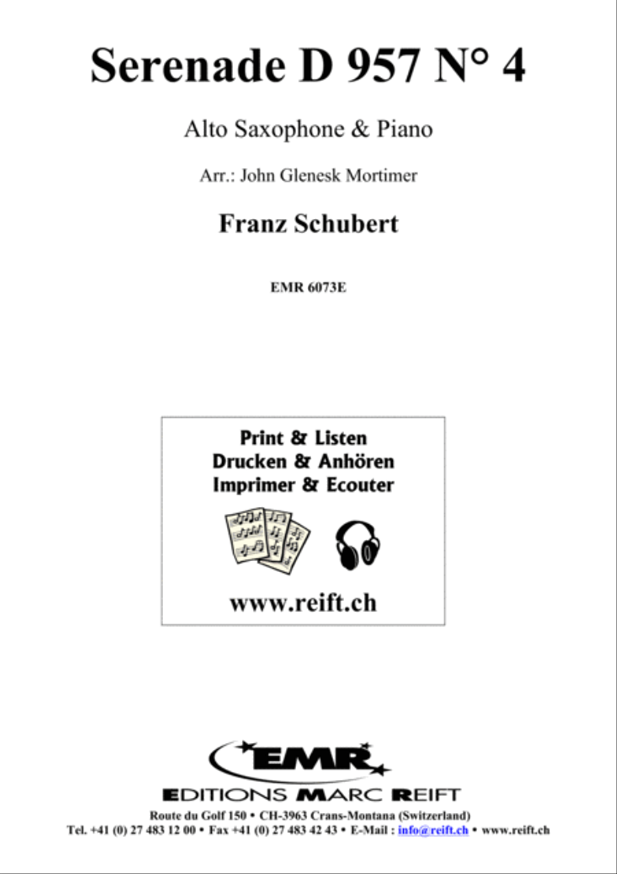 Serenade Alto Saxophone scores gallery preview page 2