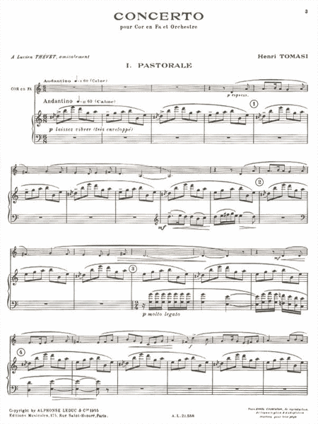 Concerto (horn & Piano)