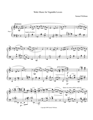 Waltz Music for Vegetable Lovers, Op. 133