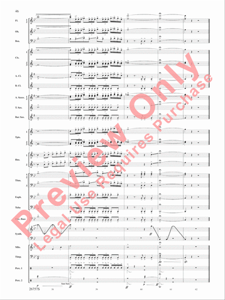 Video Games Live -- Part 1 Concert Band scores gallery preview page 47