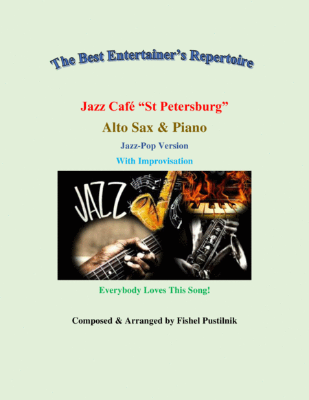 "Jazz Cafe St Petersburg" Piano Background for Alto Sax and Piano (with Improvisation)-Video image number null