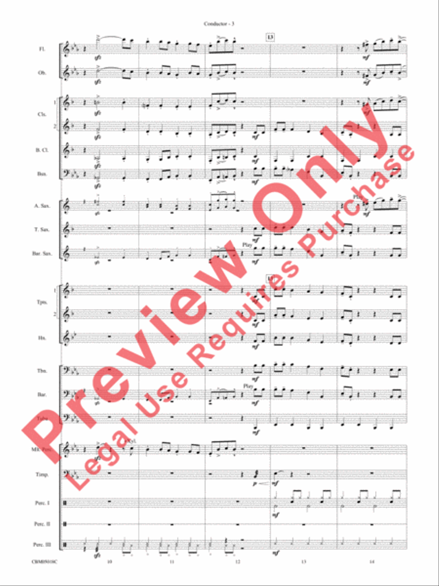 Let It Snow! / Winter Wonderland Concert Band scores gallery preview page 5