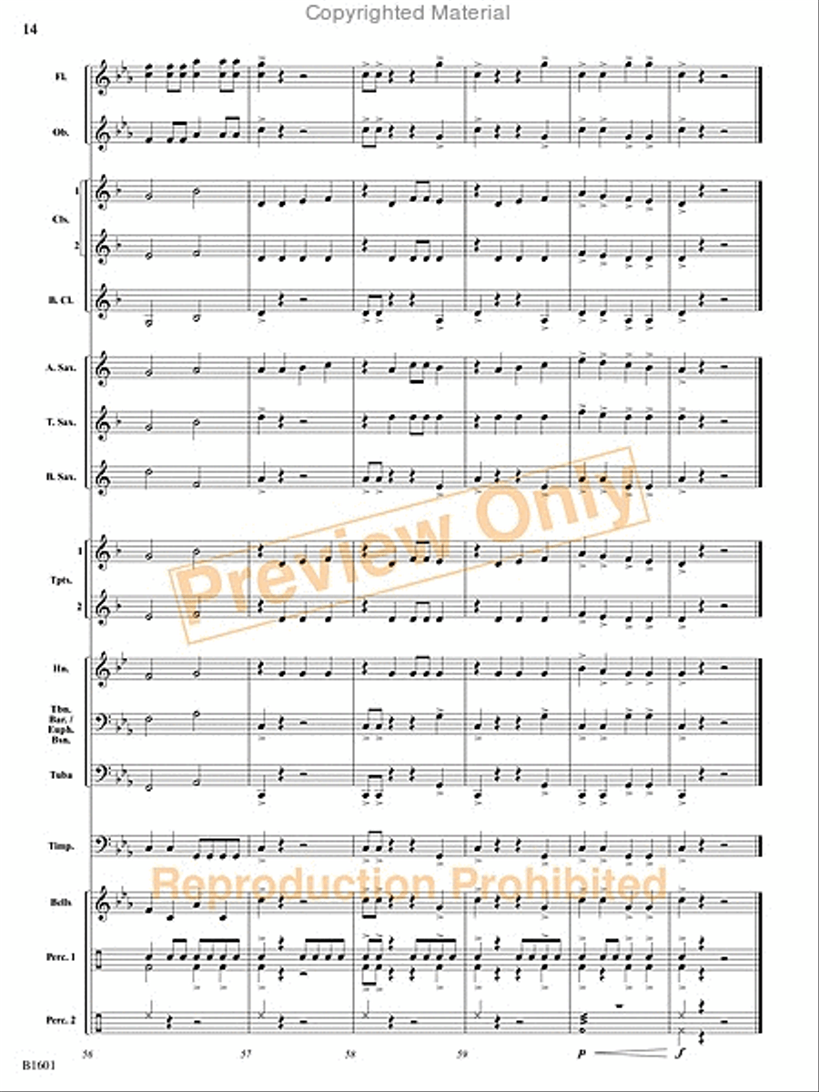 Gameday Battle Gameday Battle Concert Band scores gallery preview page 31