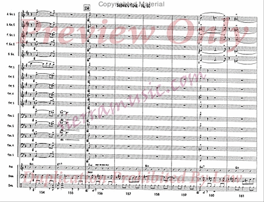 Bernie's Tune Bernie's Tune Jazz Ensemble scores gallery preview page 21