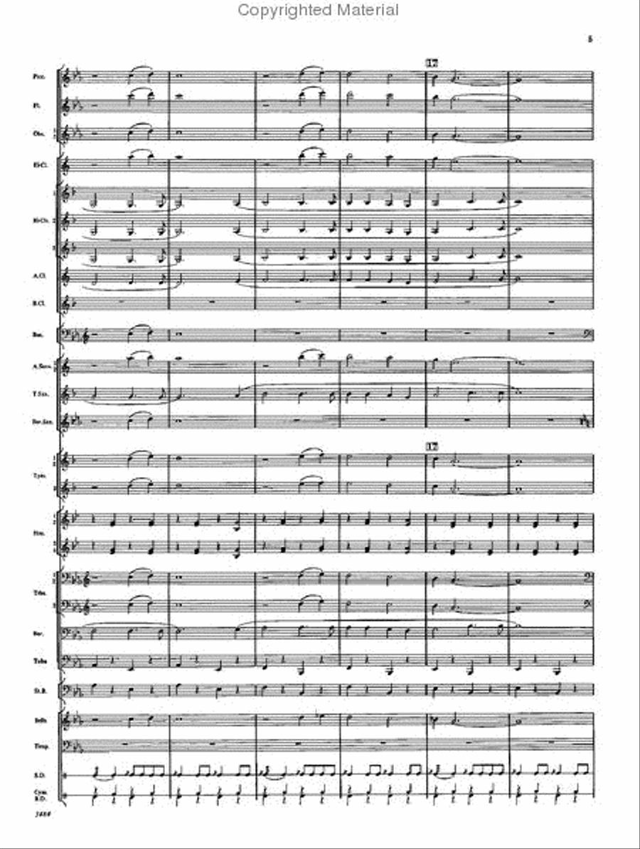 The Americans Concert Band scores gallery preview page 4