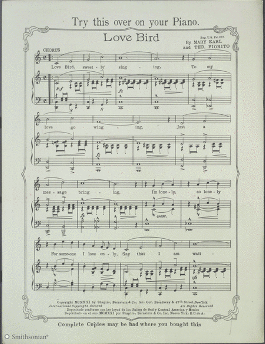 My Old New Jersey Home Piano, Vocal scores gallery preview page 2