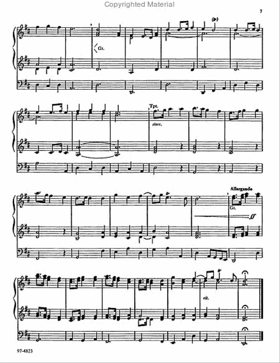 La Rejouissance / The Rejoicing Organ scores gallery preview page 6