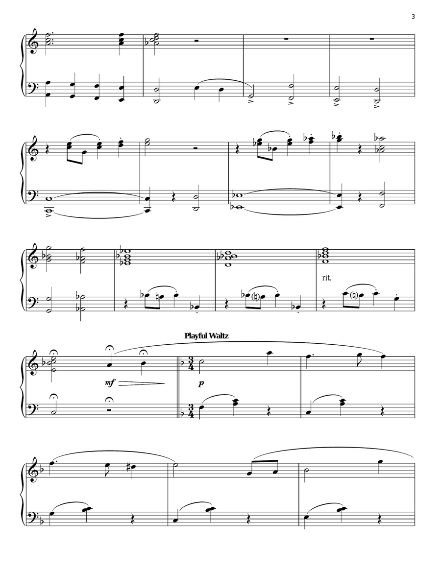 It's A Small World Piano Solo scores gallery preview page 3