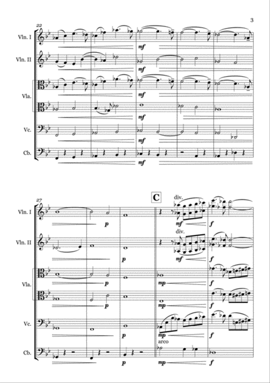 Not To Be Forgotten Not To Be Forgotten String Orchestra scores gallery preview page 5
