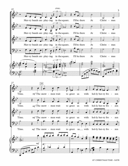 At Christmas Time SATB + Piano image number null