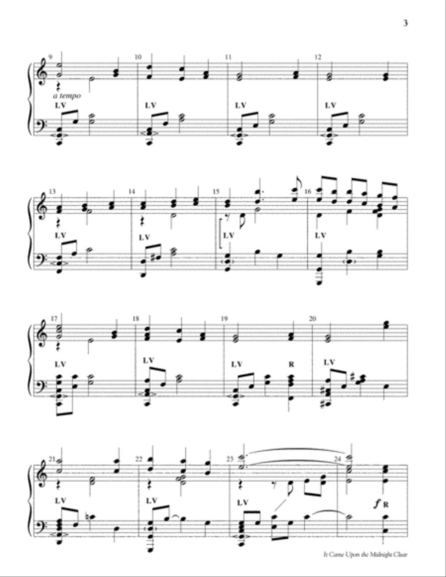 It Came Upon the Midnight Clear 5-Octaves scores gallery preview page 3