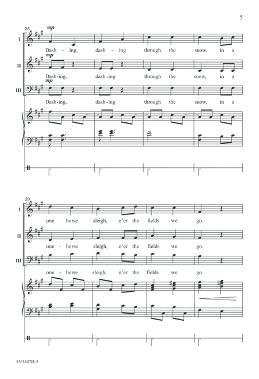 On This Winter Night On This Winter Night 3-Part scores gallery preview page 5