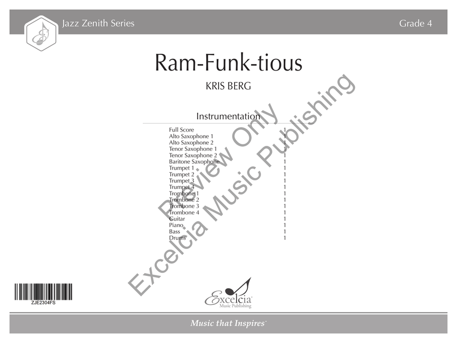 Ram-Funk-tious Ram-Funk-tious Jazz Ensemble scores gallery preview page 2