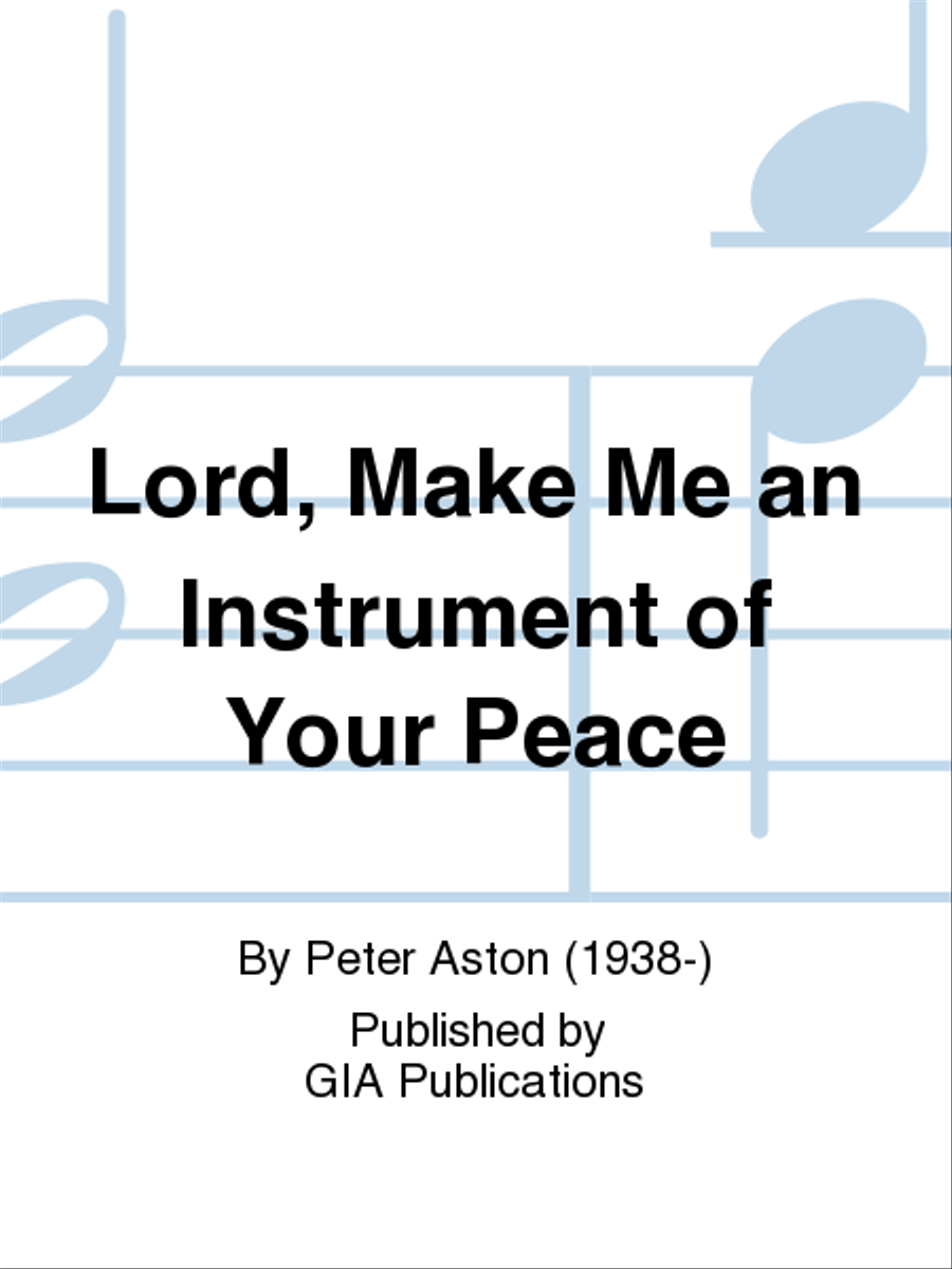 Lord, Make Me an Instrument of Your Peace 4-Part scores gallery preview page 1