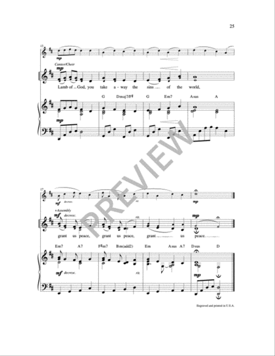Mass of Joy - Full Score 2-Part scores gallery preview page 11