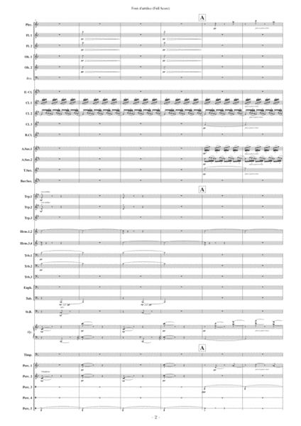 Feux d'artifice (Fireworks) [Arrangement for concert band] - Score Only image number null
