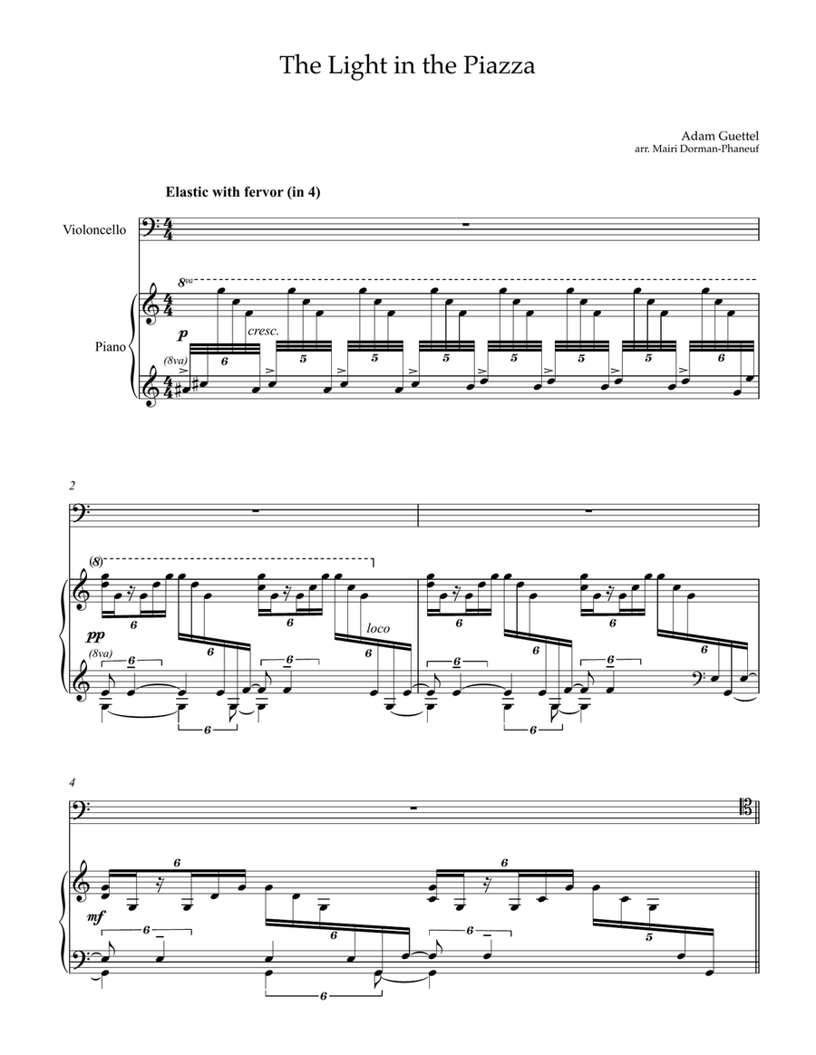 The Light In The Piazza Piano scores gallery preview page 2