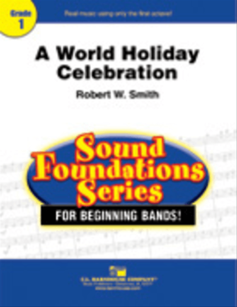 A World Holiday Celebration Concert Band scores gallery preview page 1