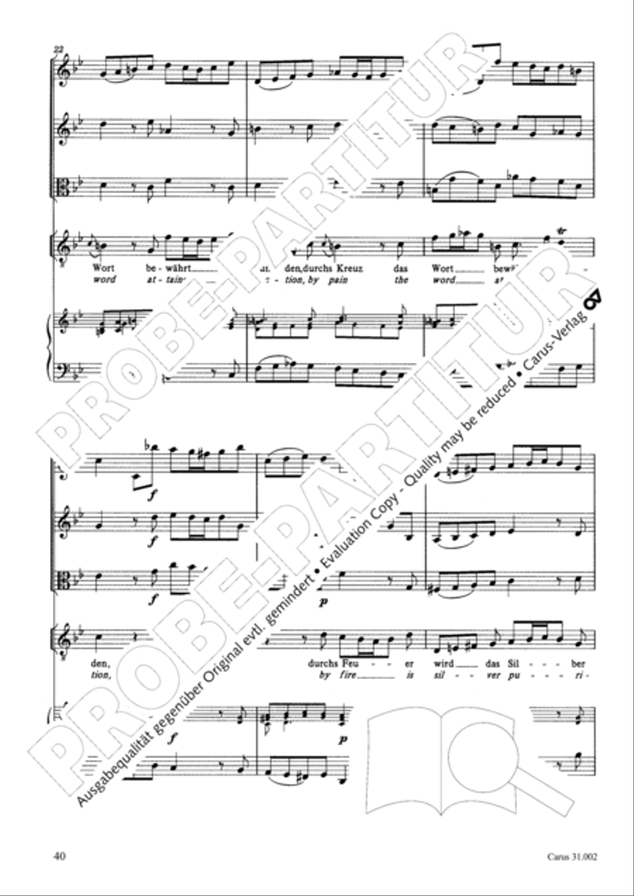 O God, from heaven look on us (Ach Gott, vom Himmel sieh darein) ATB scores gallery preview page 41