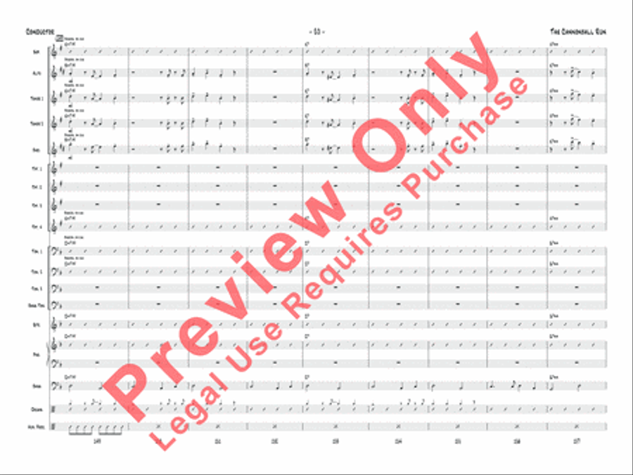 The Cannonball Run Jazz Ensemble scores gallery preview page 21