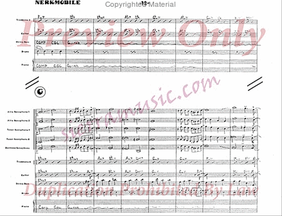 Nerkmobile Nerkmobile Jazz Ensemble scores gallery preview page 13