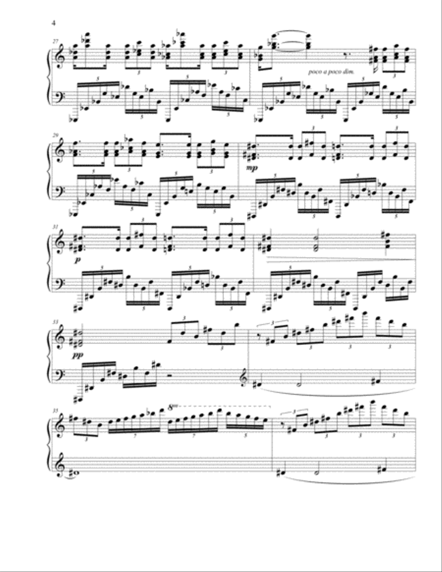 Andrew Cannestra - Three Preludes for solo piano Piano Solo scores gallery preview page 6