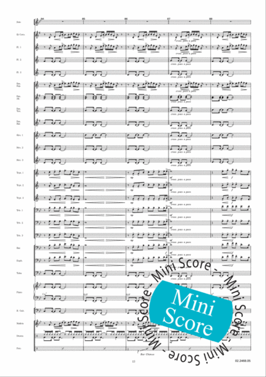 Gloria Estafette Gloria Estafette Big Band scores gallery preview page 17