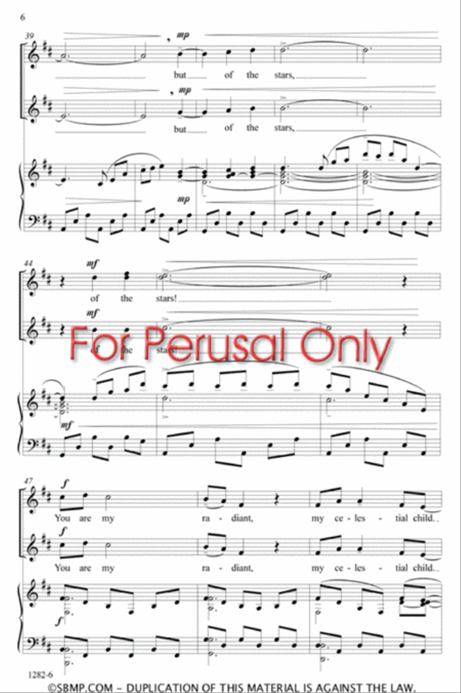 Lunar Lullaby - SA Octavo SA scores gallery preview page 5