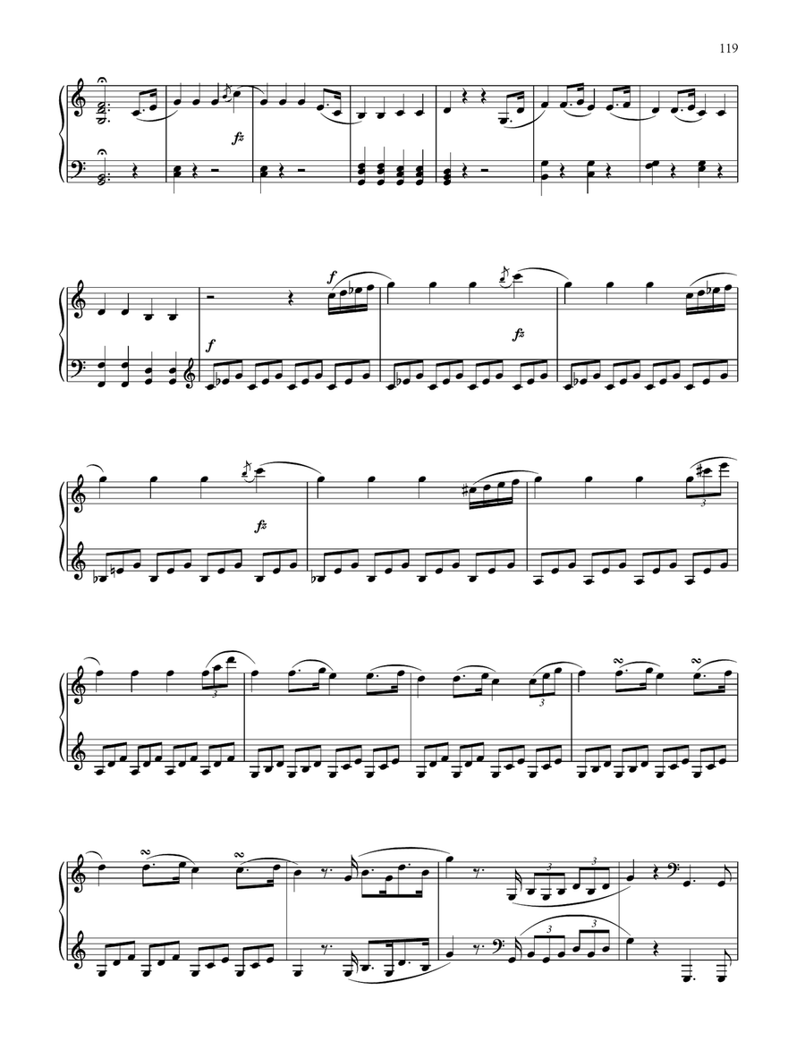 Sonata In C Major, Hob. XVI: 35 Piano Solo scores gallery preview page 6