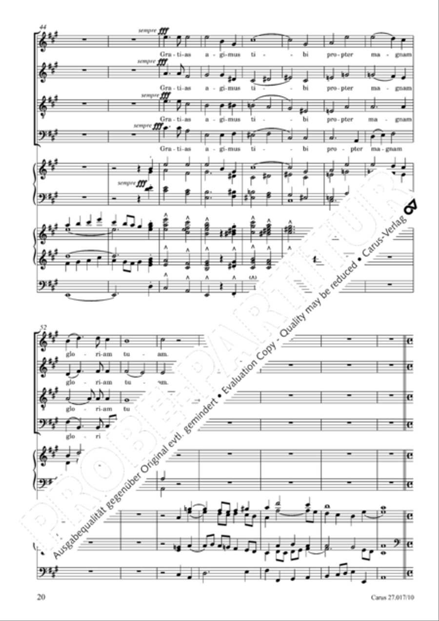 Messe solennelle en ut diese mineur 4-Part scores gallery preview page 21