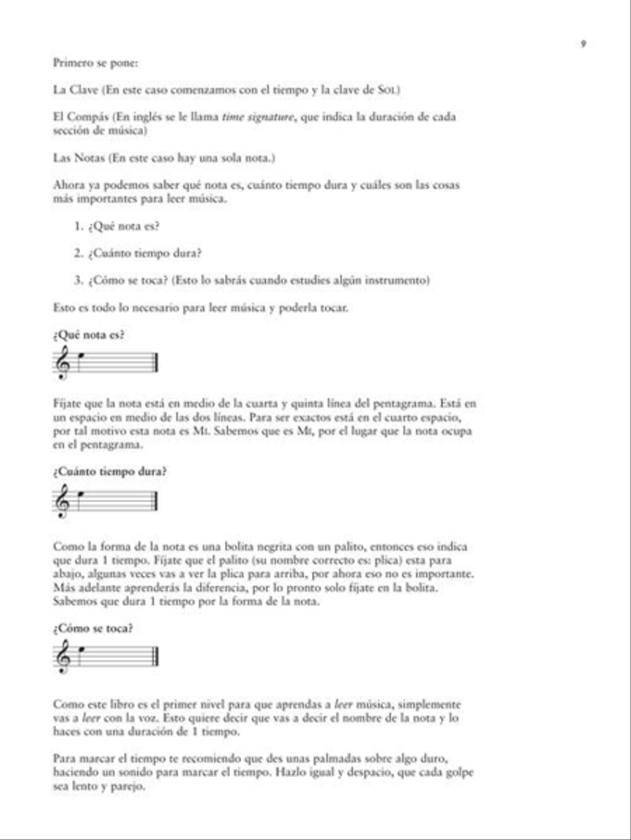 Primer Nivel: Aprende Solfeo Facilmente CD scores gallery preview page 9