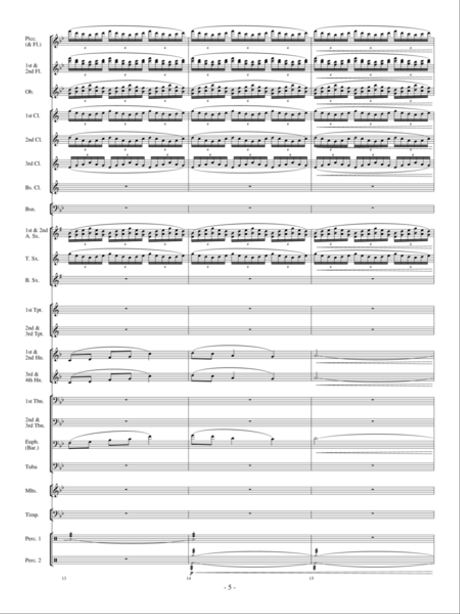 Sensei's Ride On The Cherry Blossom Express Concert Band scores gallery preview page 4