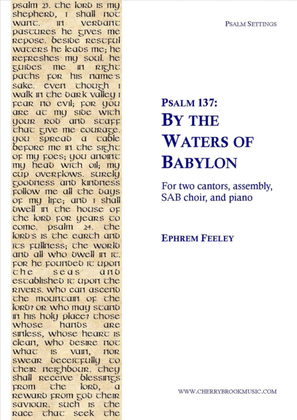 Book cover for Psalm 137: By the Waters of Babylon