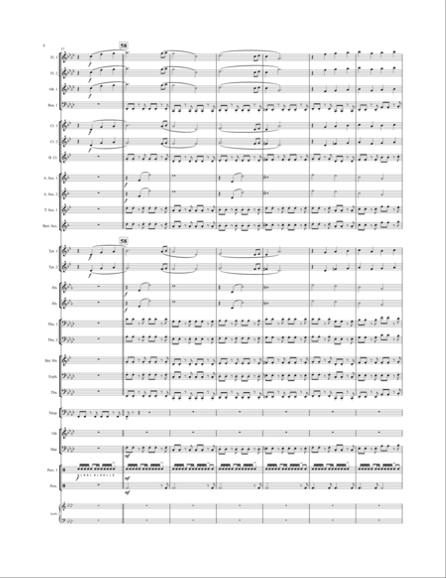 The Wide Waters Concert Band scores gallery preview page 6