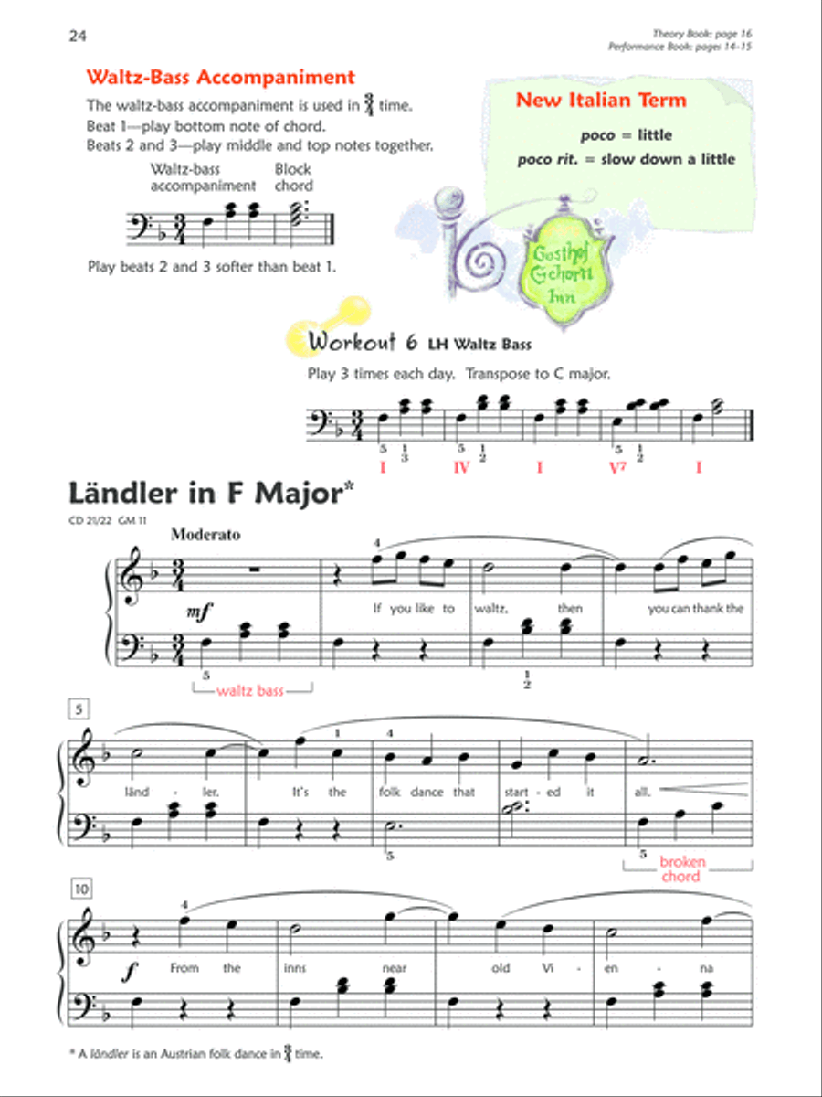 Premier Piano Course Lesson Book, Book 3 Piano Method scores gallery preview page 4
