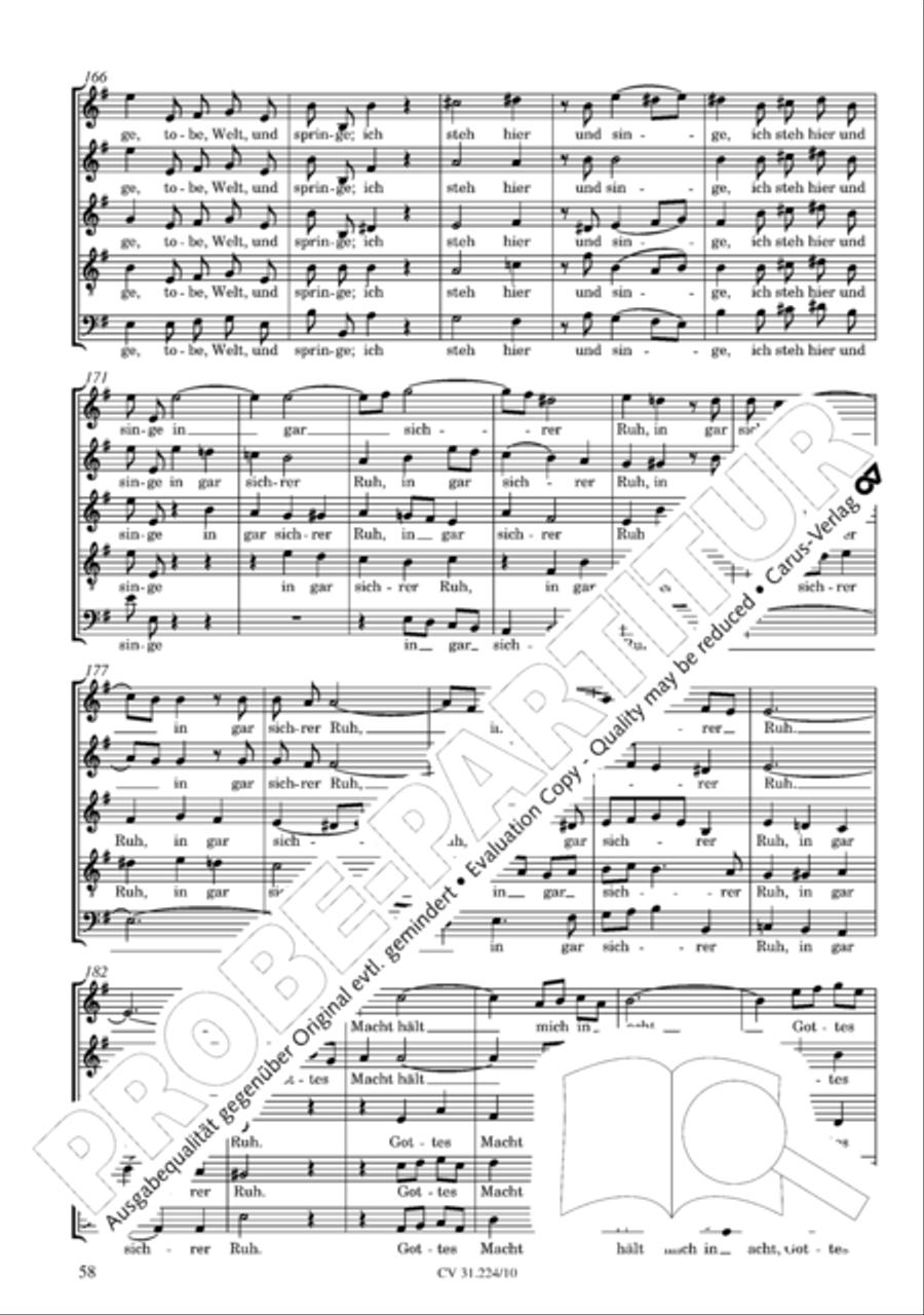 The complete motets (without Bc) Choir scores gallery preview page 65