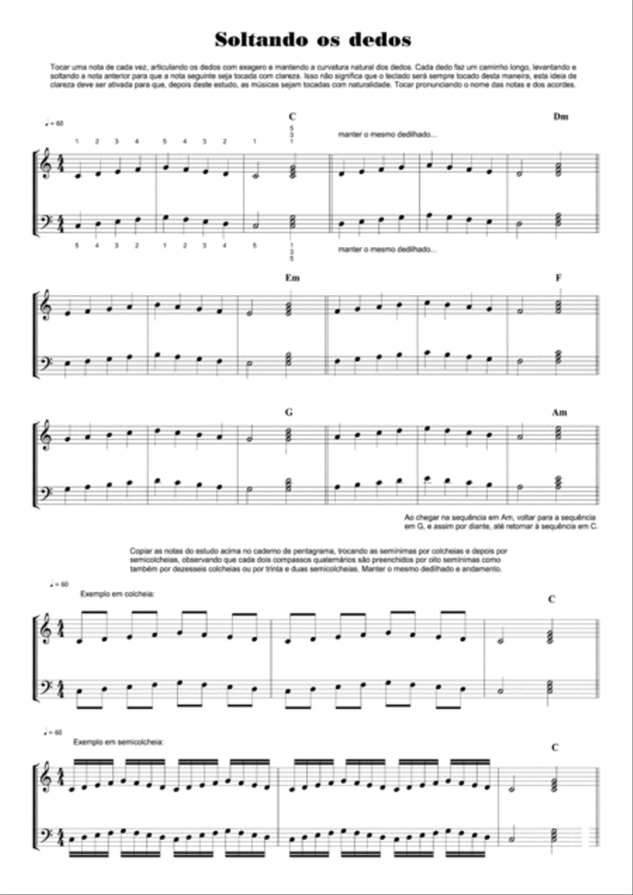 Desenvolvendo a coordenação Electronic Keyboard scores gallery preview page 5