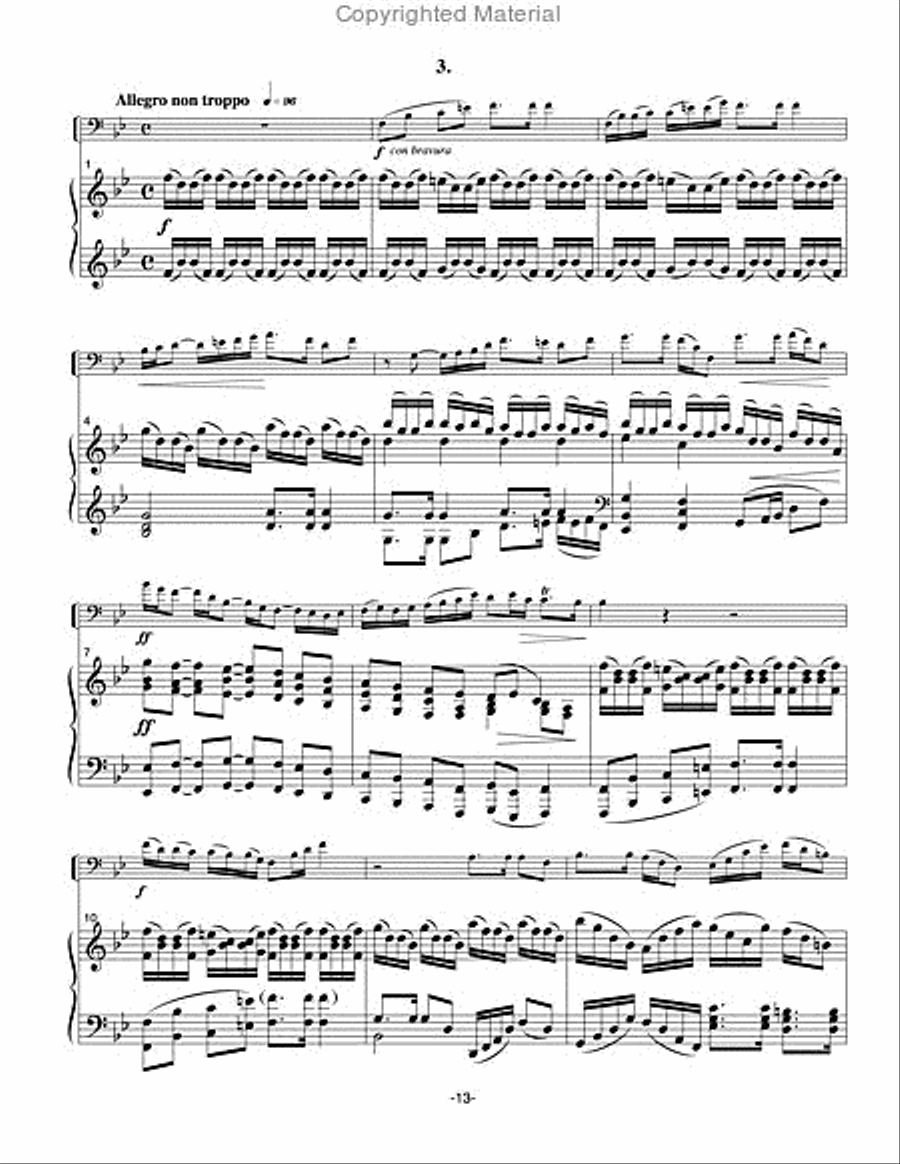 Pershing Concerto Euphonium scores gallery preview page 6