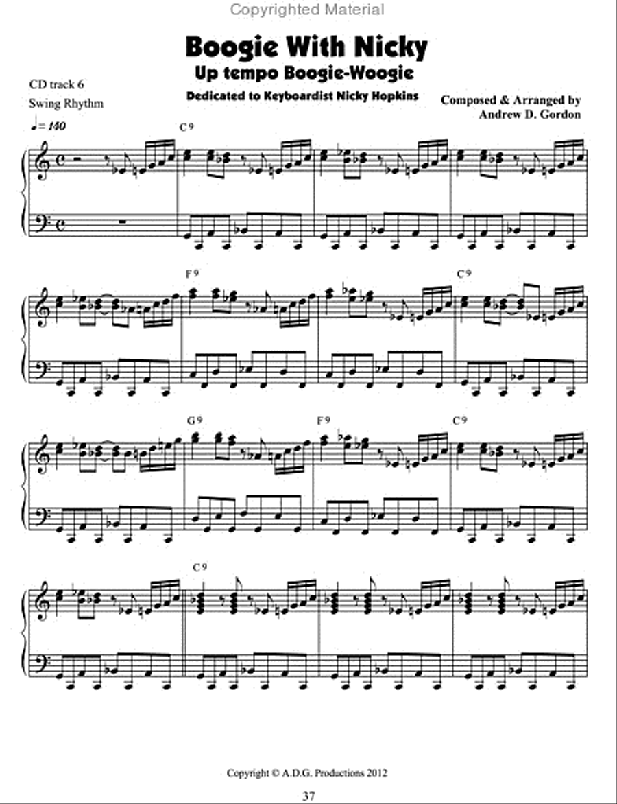 Boogie-Woogie and the Blues Piano Method scores gallery preview page 2