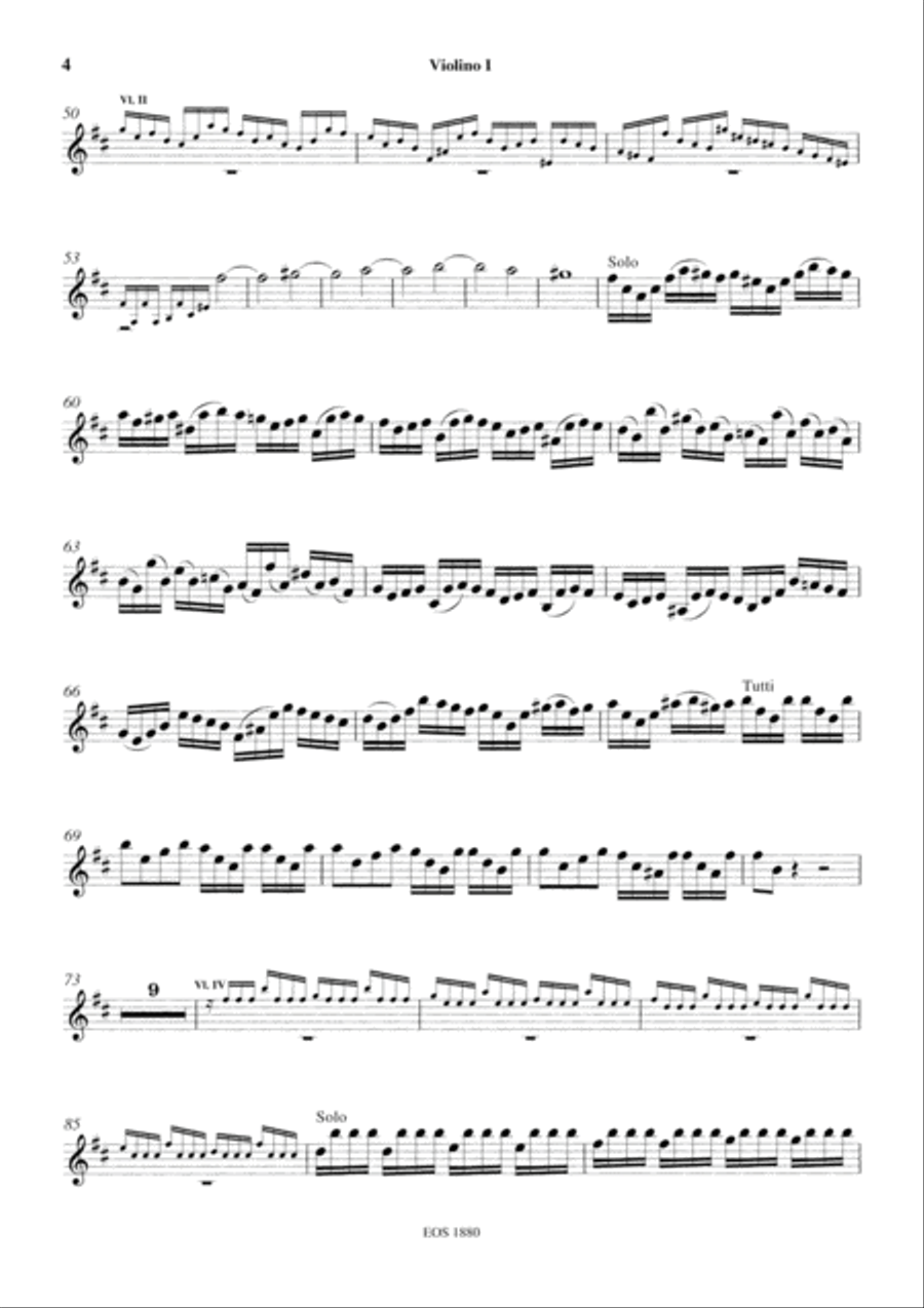 L'Estro Armonico Op. 3/10 RV 580 Voice scores gallery preview page 3