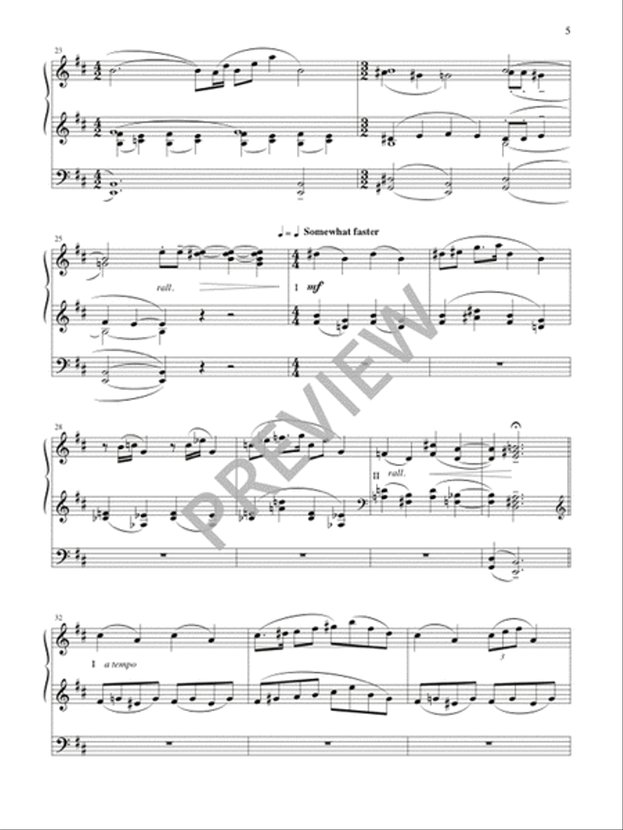 Pavane Organ scores gallery preview page 6