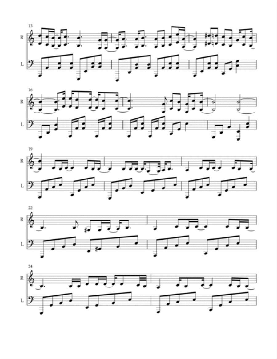 The Unforgiven Piano Solo scores gallery preview page 2