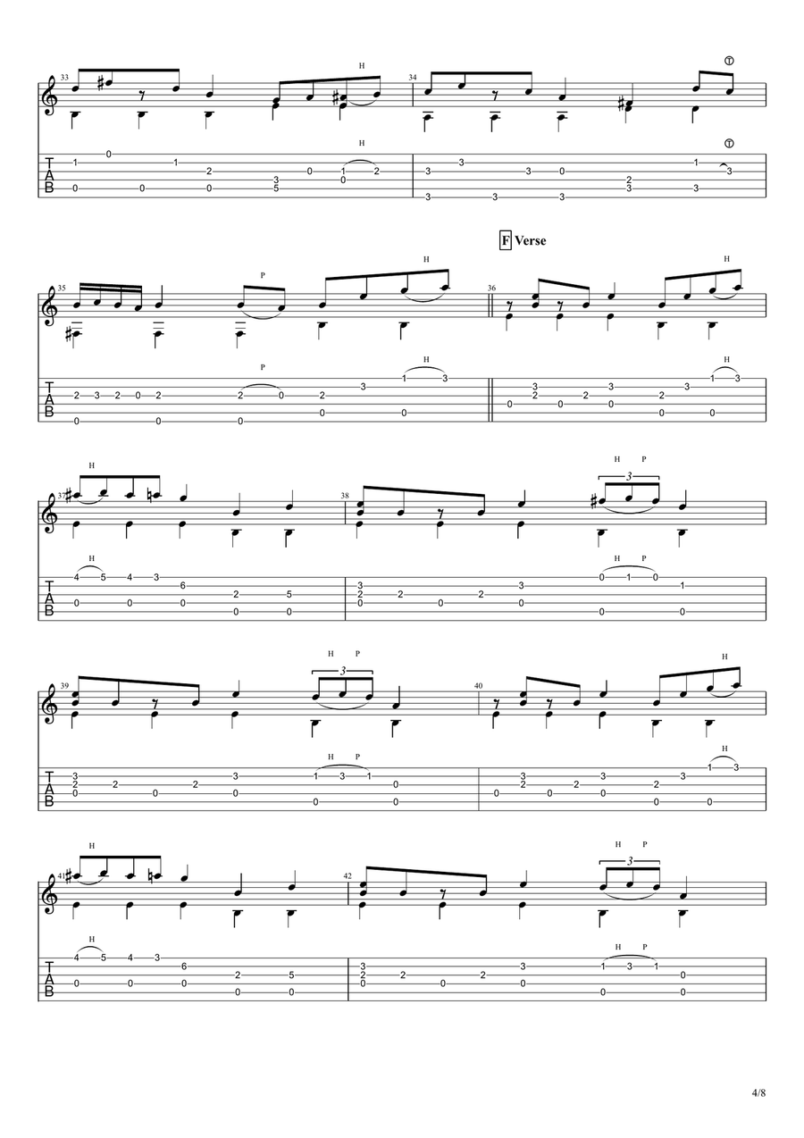 Take Five Electric Guitar scores gallery preview page 4