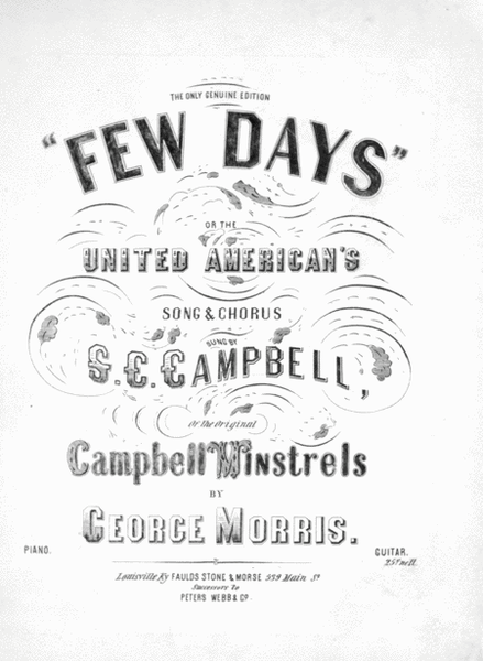 "Few Days" or the United American's Song & Chorus