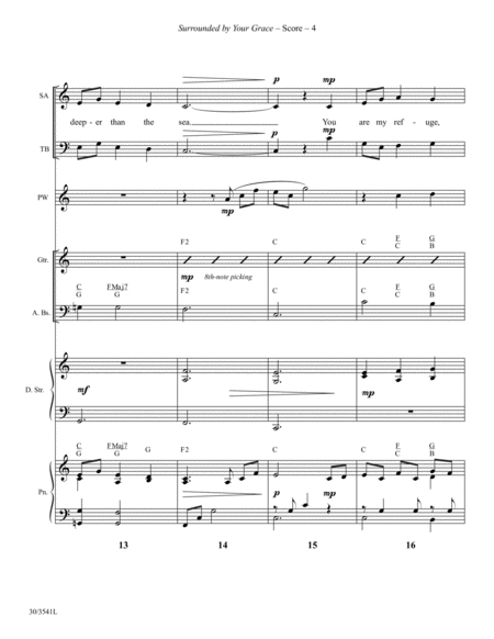 Surrounded by Your Grace - Instrumental Ensemble Score and Parts
